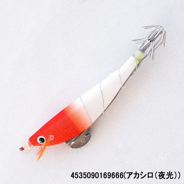エサ巻スッテMINI(アカシロ(夜光))